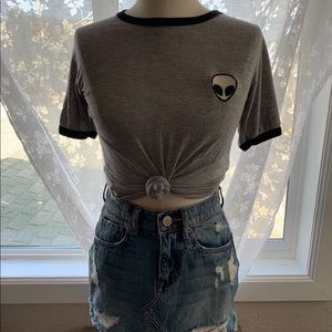 Brandy Melville Alien Tee